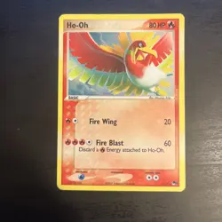 Ho-Oh 1/17 2007 Pop Series 5 Promo Holo Rare Pokemon Card LP - Image 1