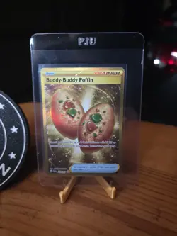 Buddy-Buddy Poffin - 223/167 Pokemon Twilight Masquerade Gold Hyper Rare Card - Image 2
