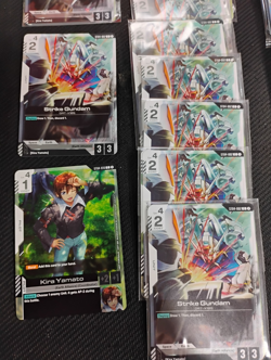 LOT of gundam pre release cards and Sleeves- read- - Image 4