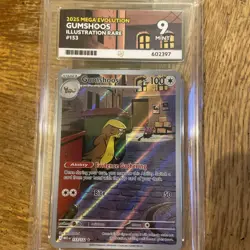 Ace 9 Gumshoos Pokemon Card 153/132 Trump Evolutions SIR - Image 1