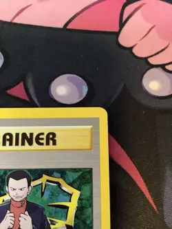 Pokemon TCG Gym Challenge Unlimited Giovanni Holographic Card 18/132 SWIRL - Image 3