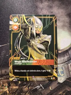 Wuju Bladesman Master Yi Legend Riftbound Origins Proving Grounds Card 019/024 - Image 1