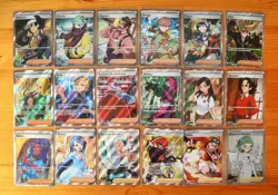 Pokemon Card TCG - Full Art Trainer Bundle Collection x18 Scarlet Violet - NM ⭐ - Image 1