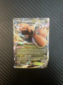 Pokemon TCG Dragonite EX Ultra Rare Holo Card 74/111 XY Furious Fists NM - Image 1