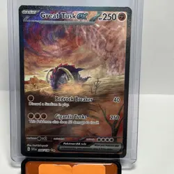 Great Tusk ex 246/198 Scarlet & Violet Special Illustration Rare Pokemon Card - Image 1