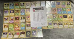 Pokemon Team Rocket WOTC 141 Cards 59/82 In Set 1st Edition Dark Blastoise Holo - Image 1