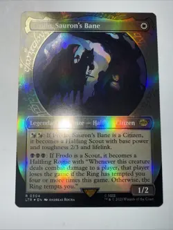 Frodo, Sauron's Bane Showcase The Lord of the Rings Foil MTG - Image 1