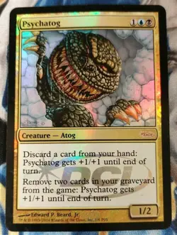 Psychatog FOIL MTG Magic Player Rewards DCI Multi-Color Creature MP-HP x1 SC1 - Image 1