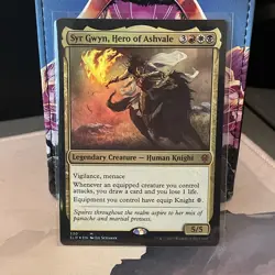 Syr Gwyn, Hero of Ashvale Throne of Eldraine Foil NM #330 - Image 1