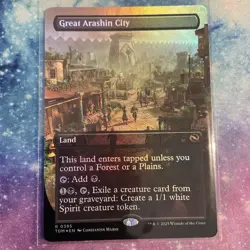 Great Arashin City (FOIL) x1 - MTG Tarkir: Dragonstorm TDM #395 - Image 1