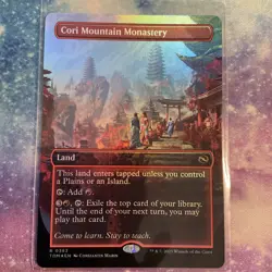 Cori Mountain Monastery (FOIL) x1 - MTG Tarkir: Dragonstorm TDM #393 - Image 1