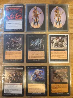 MtG 18x Zombie Reanimator Commander Page Pack Unglued Zombie Tokens! - Image 1