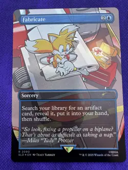 Fabricate FOIL and IN HAND Rare MtG Sonic Secret Lair SLD Magic NM Mint R 2090 - Image 1
