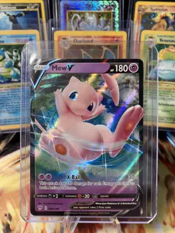 Mew V 069/189 Ultra Rare Full Art - 2020 Pokemon Darkness Ablaze NM - Image 1