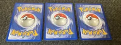 Ditto Pokemon “1st Edition “ Fossil LOT OF (3) ALL MINT- Never Played ^ NO RES. - Image 2