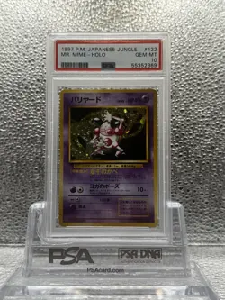 Pokemon PSA 10 Mr. Mime Japanese Jungle Holo Rare - Image 1