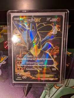 Pokemon TCG Lucario EX Full Art 107/111 XY-Furious Fists - Image 1