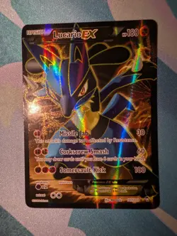 Pokemon TCG Lucario EX Full Art 107/111 XY-Furious Fists - Image 2