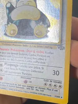CARTE POKEMON RONFLEX 11/64 FR HOLO WIZARDS JUNGLE - PL - Image 3