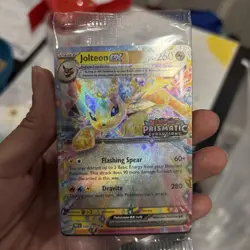 Jolteon ex Prismatic Evolutions Stamp Sealed Promo 030/131 Surprise Box Pokemon - Image 1