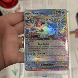 Pokemon TCG Glaceon EX Prismatic Evolutions Stamp 026/131 Near Mint Sealed Promo - Image 1