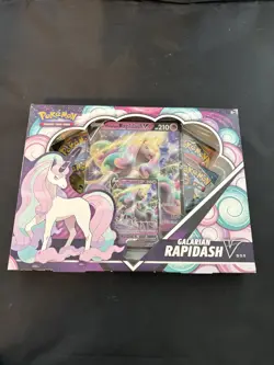 Pokemon TCG Galarian Rapidash V Box 820650808739 - Image 1