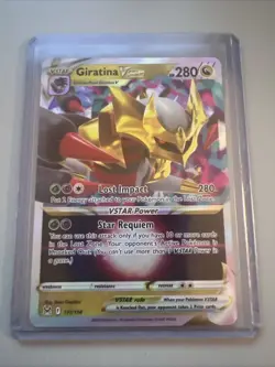 Pokemon Giratina VSTAR 131/196 Prize Pack Series Ultra Rare - NM - Image 1