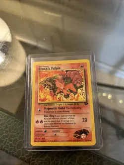 Pokemon TCG Brock's Vulpix 37/132 Promo Gym Challenge WOTC Mint - Image 3