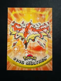 Pokemon Topps Series 3 Blue Logo Non Holo #146 Moltres - Image 1