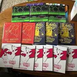 Pokemon TCG MASSIVE LOT of 51 ETB Booklets Player Guides From Various Sets - Image 3