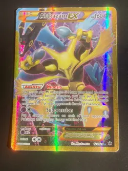 Pokemon TCG Alakazam EX 125/124 XY Fates Collide Secret Rare MP-HP - Image 1