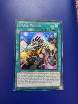 Yu-Gi-Oh! TCG Small World 2022 Tin of the Pharaohs Gods MP22-EN225 1st Ed NM/LP - Image 1