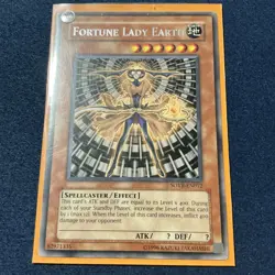 Yu-Gi-Oh! TCG Fortune Lady Earth Stardust Overdrive SOVR-EN012 Unlimited Rare NM - Image 1