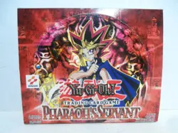 YUGIOH PHAROAH'S SERVANT *EMPTY* HOBBY BOOSTER BOX - Image 1