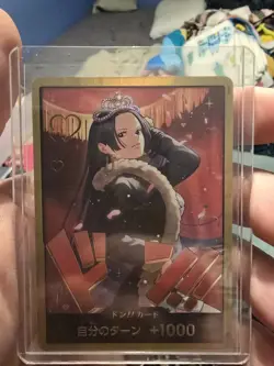 DON!! Boa Hancock GOLD EB03 Japanese ONE PIECE Card Heroines Edition NM - Image 1