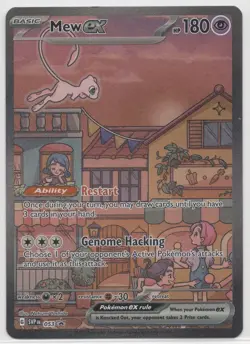 Mew EX 053 Scarlet & Violet Promo Holo Pokemon TCG Card NM Condition - Image 1