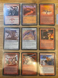 MtG 18x Good, Bandit Warlord Mono Red Humans Commander Page Pack Chinese card - Image 2