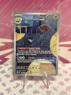 Pokemon TCG Team Rockets Orbeetle Full Art Card Destined Rivals 198/182 - Image 1