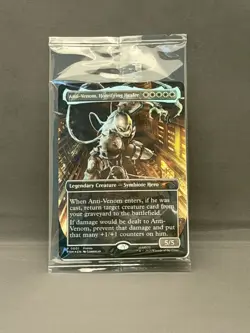 Magic: the Gathering Marvel Legends Exclusive Agent Anti-Venom Card - Image 1