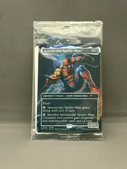 Magic: the Gathering Marvel Legends Exclusive Spectacular Spider-Man Card - Image 1