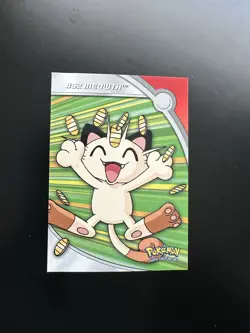 HV9 #52 Meowth Heroes & Villains Foil Topps TV Animation Series 3 Pokemon Card - Image 1