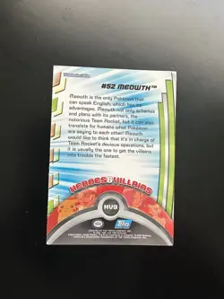 HV9 #52 Meowth Heroes & Villains Foil Topps TV Animation Series 3 Pokemon Card - Image 2