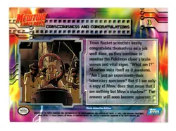 Pokemon Card - Consciousness and Congratulations #3 - Topps - Blue Logo - Image 2