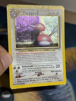 Porygon2 12/64 Neo Revelation Holo Rare Foreign Language GERMAN Pokemon Card DMG - Image 5