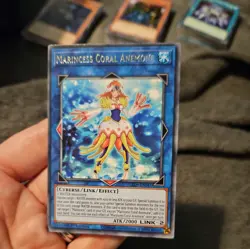 LED9-EN041 Marincess Coral Anemone Rare 1st Edition YuGiOh Card - Image 1