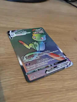 Pokemon Card Mew VMAX 268/264 Secret Rainbow Rare Fusion Strike Holo Card - Image 1