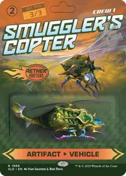 Smuggler's Copter -Foil Light Play MTG Secret Lair - Image 1