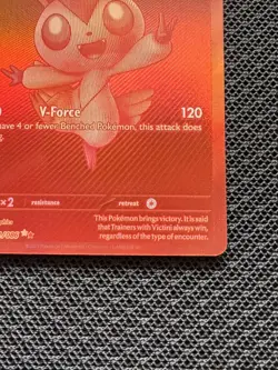 Victini 171/086 SV: Black Bolt Holo Red Rare Pokemon Card (Near Mint) - Image 3