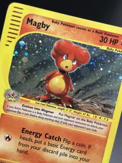 MAGBY Pokemon Card - WOTC - Expedition Base Set - 17/165 - HOLO - LP (A) - Image 4