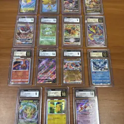 Pokemon Graded Card Lot CGC Mixed Singles Japanese Resellers Lot! (15) - Image 2